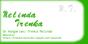 melinda trenka business card